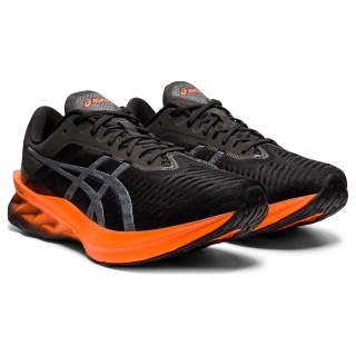 Asics Running Shoes Novablast (Cushioning) Black/Orange Men